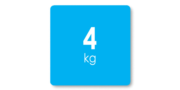 KAPACITA 4 KG