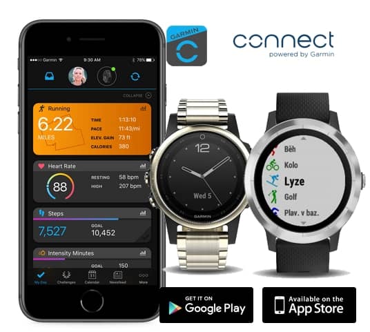 Garmin Connect je online sportovní deník