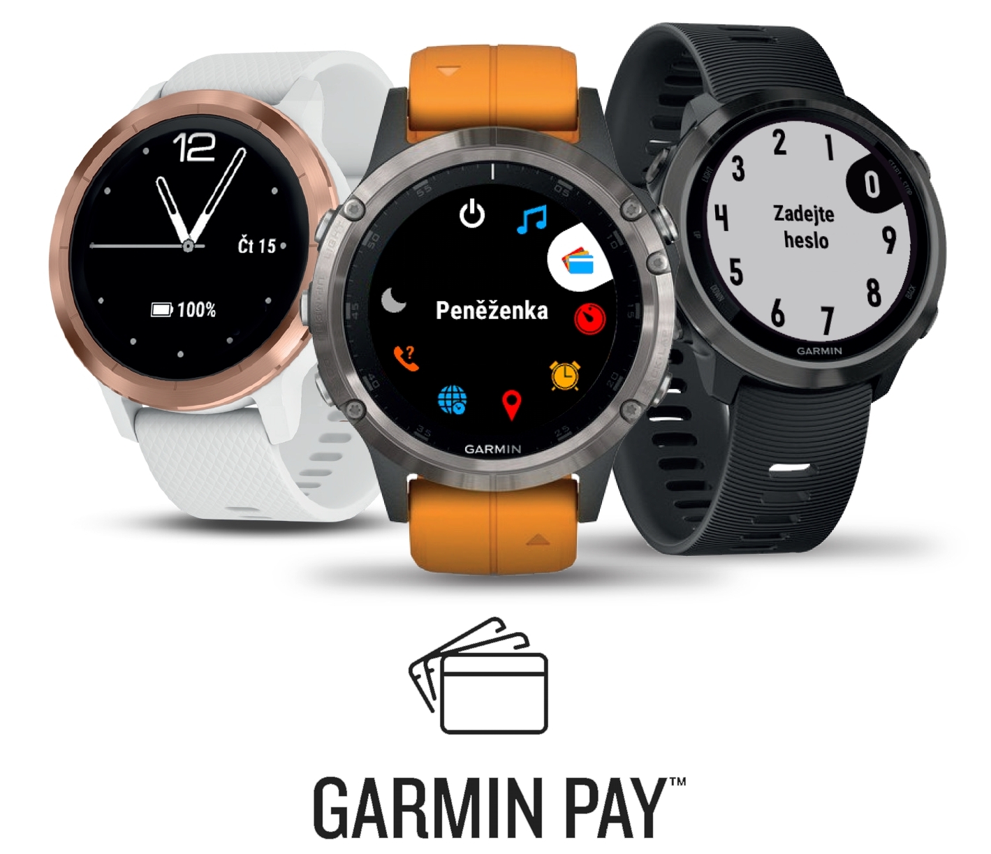 Garmin Pay, bezkontaktní platby v hodinkách