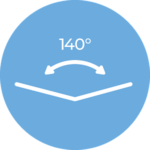 Široký úhel záběru 140°