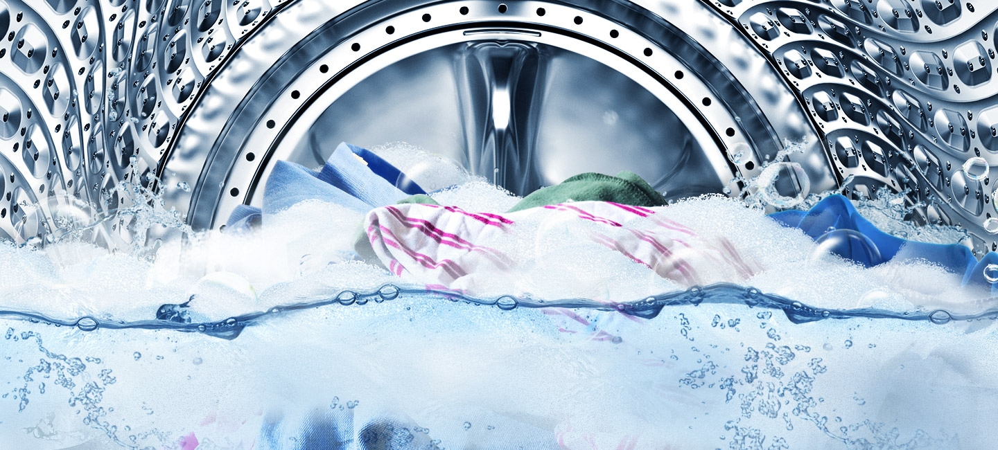 Praní silně znečištěného prádla pomocí aktivní pěny