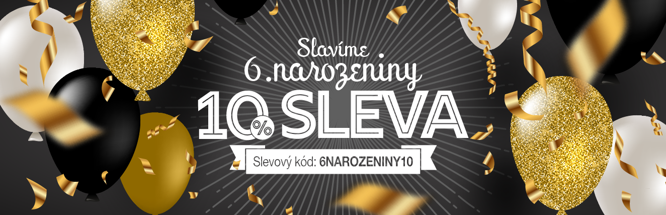 Narozeninová sleva 10 % na vše