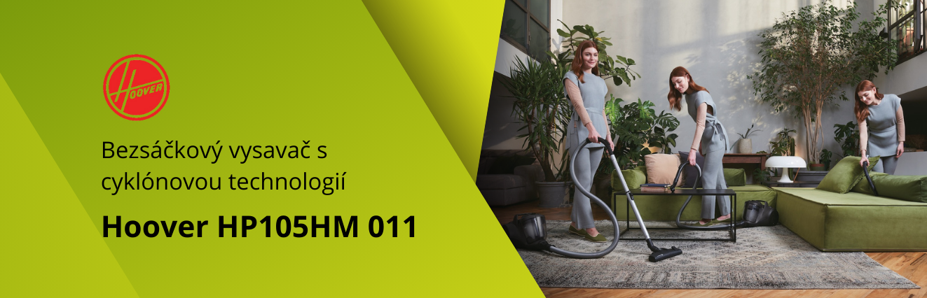 HP105HM 011 – Bezsáčkový vysavač