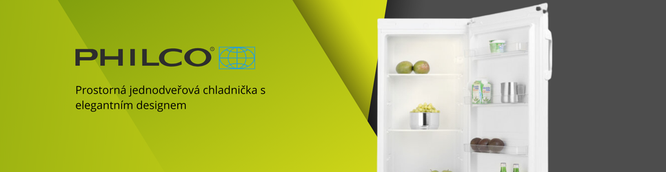 Philco PTL 2352 – Prostorná jednodveřová chladnička s elegantním designem