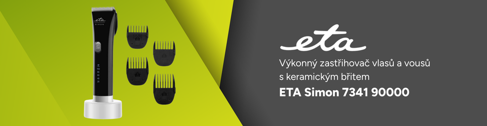 ETA Simon 7341 90000 – Výkonný zastřihovač vlasů a vousů s keramickým břitem