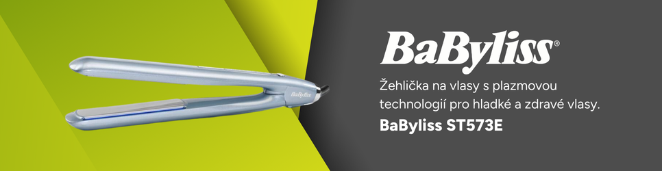 BaByliss ST573E – Žehlička na vlasy s plazmovou technologií pro hladké a zdravé vlasy