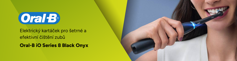 Oral-B iO Series 8 Black Onyx – Revoluční magnetický kartáček pro profesionální péči o zuby