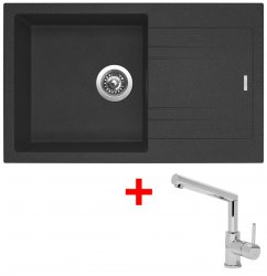 Sinks LINEA 780 N + MIX 350 P (LI78030NMI350P.jpg)