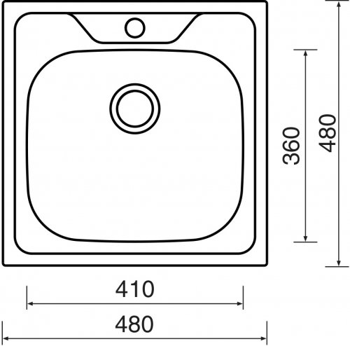 Sinks CLASSIC 480 M 0,5mm matný (sinks2.jpg)