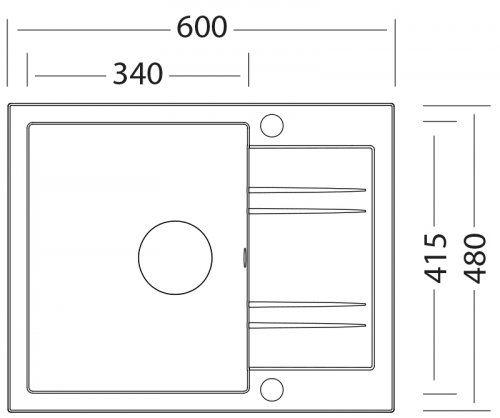 Sinks LINEA 600 GRANBLACK (grantika2.jpg)