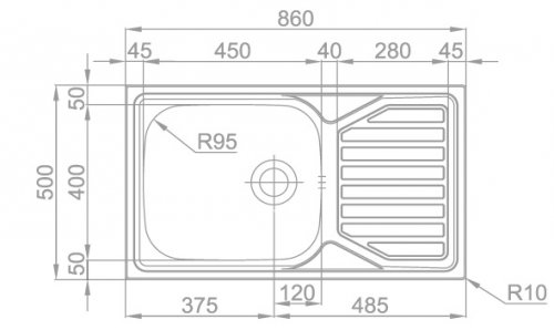 Sinks OKIO 860 XXL (OKIO860XXL_02.jpg)