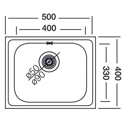 Sinks CLASSIC 500 M matný (Classic500M_02.jpg)