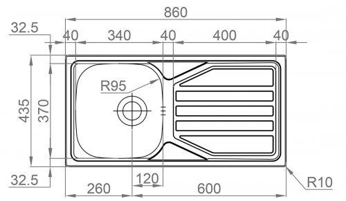 Sinks OKIO 860 V (OKIO860V_02.jpg)