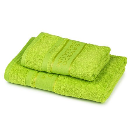 Sada Bamboo Premium osuška a ručník zelená (HomeBamboz.jpg)