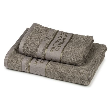 Sada Bamboo Premium osuška a ručník šedá (HomeBambooseda.jpg)