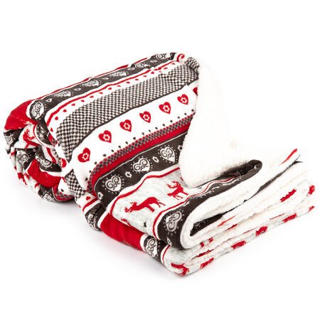 Beránková deka Winter design (HomeBeran.jpg)