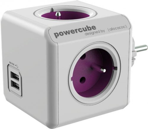 Powercube ReWirable USB Fialový (Powercubea.jpg)