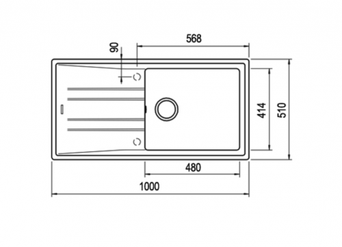 Teka STONE 60 L-TG 1B 1D MG (stone1.png)