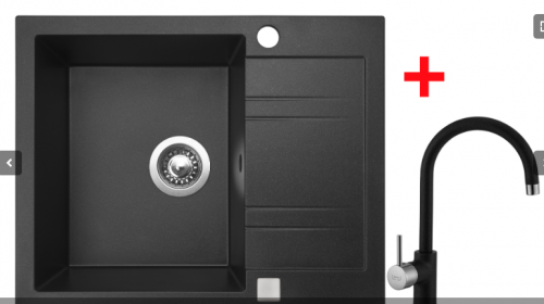 Sinks LINEA 600 GRANBLACK SINKS VITALIA - 30 GRANBLACK (sinks.png)