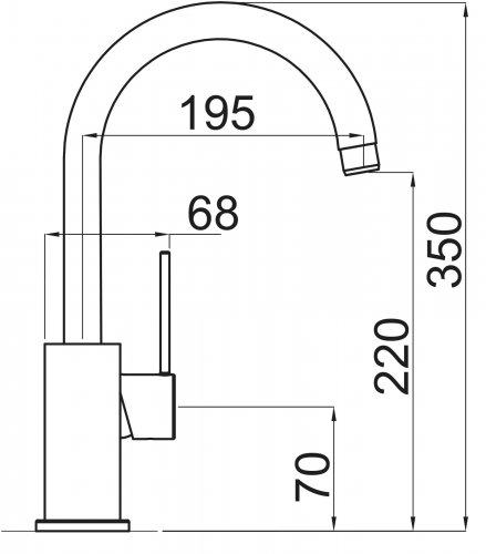 Sinks LINEA 780 N GRANBLACK + VITALIA lesklá (LI78030NVICL5.jpg)