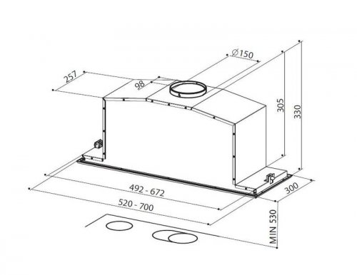 Faber INCA LUX GLASS EV8 X/WH A70 (product_3671922.jpg)