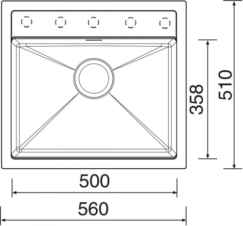 Sinks SOLO 560 Truffle (Sinks_SOLO560Truffle_2.jpeg)