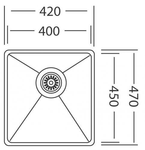 Sinks MICRO 420 V 1,0mm leštěný (MICRO-400.450-draw.jpg)