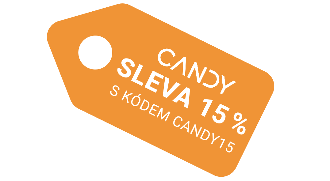 Sleva 15 % na Candy s kódem CANDY15