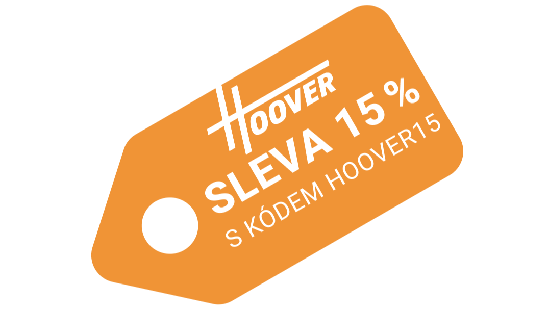 Sleva 15 % na Hoover s kódem HOOVER15